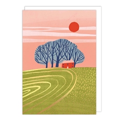 Sun House Blank Card 