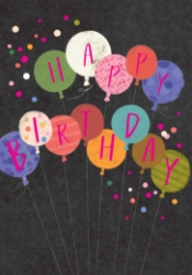 Balloons Birthday Card