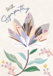 Flower Sympathy Card