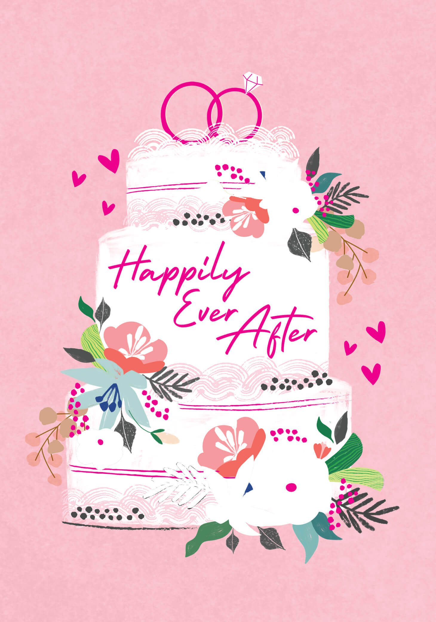 Cake Wedding Card
