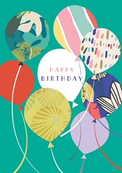 Balloons - Birthday Card 