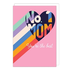 No. 1 Mom Mothers Day Card 