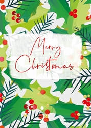 Christmas Holly Christmas Card 