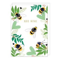 Bee Mine Valentines Day Card 
