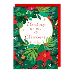 Thinking of You Christmas card Christmas