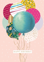 Balloon Bouquet Birthday Card 