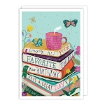 Books Birthday Card 