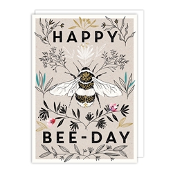 Bee-Day Birthday Card 