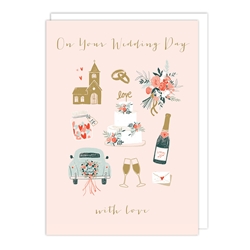 Icons Wedding Card 