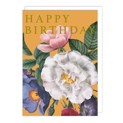 Multi Flowers Birthday Card 