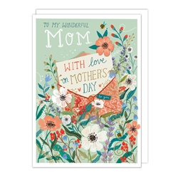 Floral Letter Mothers Day Card 
