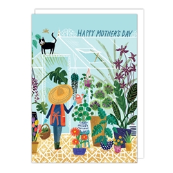 Gardener Plants Mothers Day Card 