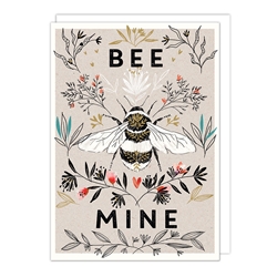 Bee Valentines Day Card 