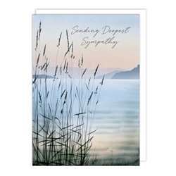 Pond Reeds Sympathy Card 