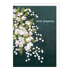 Cherry Blossoms Sympathy Card 