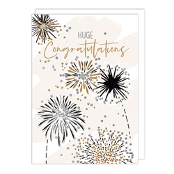 Fireworks Congratulations Card 