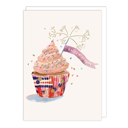 Cupcake Birthday Card 