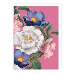 White Flower Birthday Card 