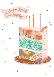 Cake Slice Birthday Card