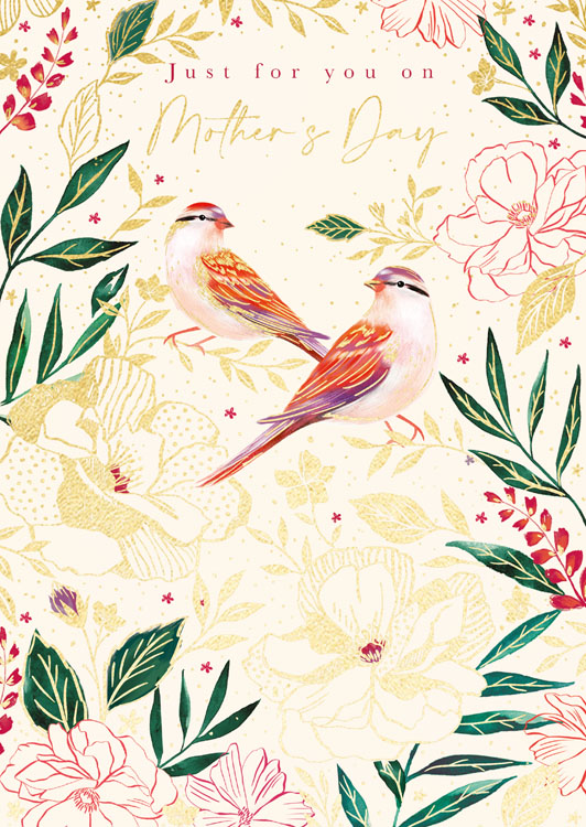 Two Birds Mother's Day Card
