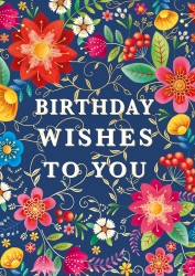 Flowers Birthday Card