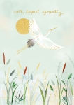 Crane Sympathy Card
