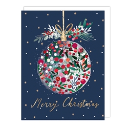 Round Ornaments Christmas Boxed Cards Christmas