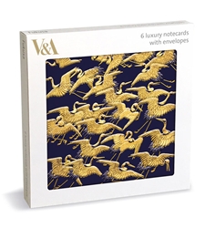 V&A Gold Cranes Boxed Cards