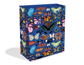 Mary Katrantzou Blue Butterfly Medium Gift Bag