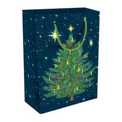 Celestial Tree Christmas Large Gift Bag Christmas