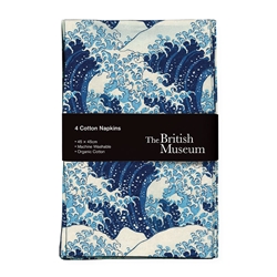 The British Museum The Great Wave Cotton Napkins 