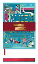 MinaLima Alice in Wonderland Book Cover Deluxe Journals journals and notebooks