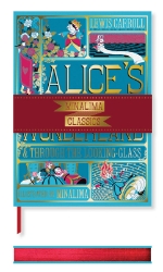 MinaLima Alice in Wonderland Book Cover Deluxe Journals journals and notebooks
