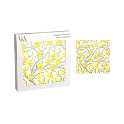 V&A Almond Blossom and Swallow Luxury Square Notecard Wallet 