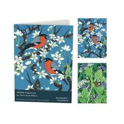 Fiona Scott-Wilsons Wildlife Papercuts Rectangle Notecard Wallet 