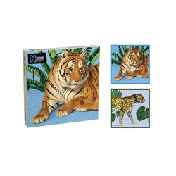 NHM Tiger and Leopard Notecard Wallet 