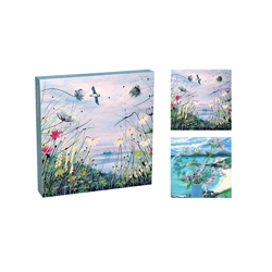 Pam McKenzie & Jane Askey Seascape Blooms Notecard Wallet 
