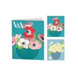 V&A Floral Studies Rectangle Notecard Wallet 