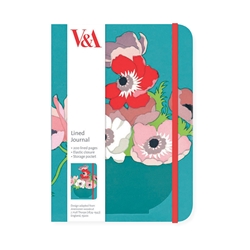 V&A Anemones Lined Journal 