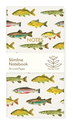 Dee Hardwicke Fish - Slimline Notebook journals and notebooks