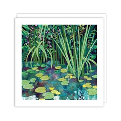 Pond Reflections Blank Card 