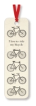 I Love to Ride My Bicycle Bookmark desk accessories