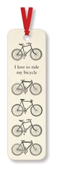 I Love to Ride My Bicycle Bookmark desk accessories