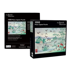 The British Museum Sparrows and Bamboo in the Rain 1000 Piece Jigsaw Puzzle 