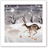 Hare in the Snow  Christmas Boxed Cards Christmas