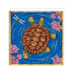 Tranquil Turtle Blank Card 
