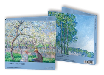 Claude Monets Under the Trees Notecard Wallet notecards and stationery