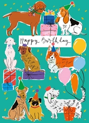 Dogs Birthday Card 