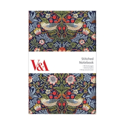 V&A Strawberry Thief Stitched Notebook 