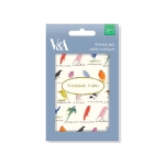 V&A Edward Lear Birds Social Stationery notecards and stationery